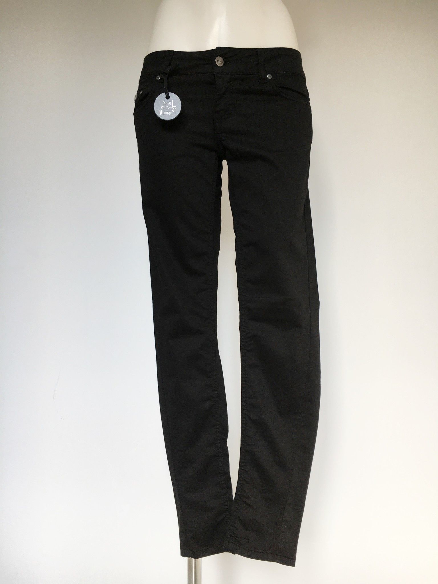 Sexy Woman 5 Pockets Long Jeans Cod.5A29