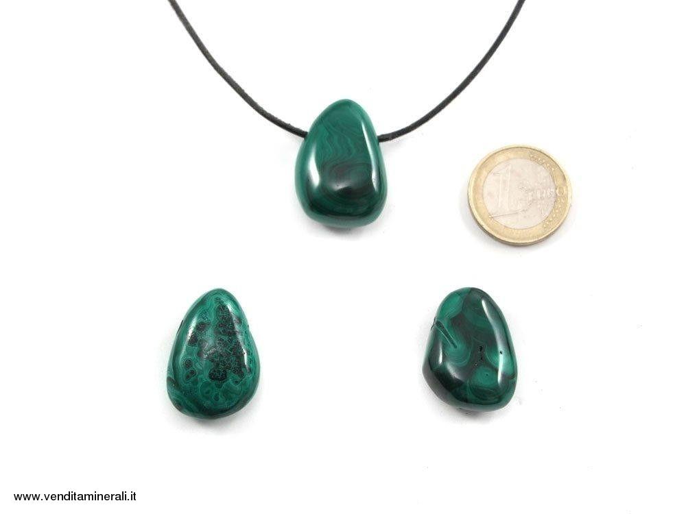 Pendente in malachite