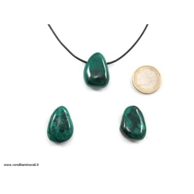 Pendente in malachite