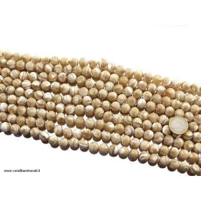 Filo di catena madreperla 12 mm