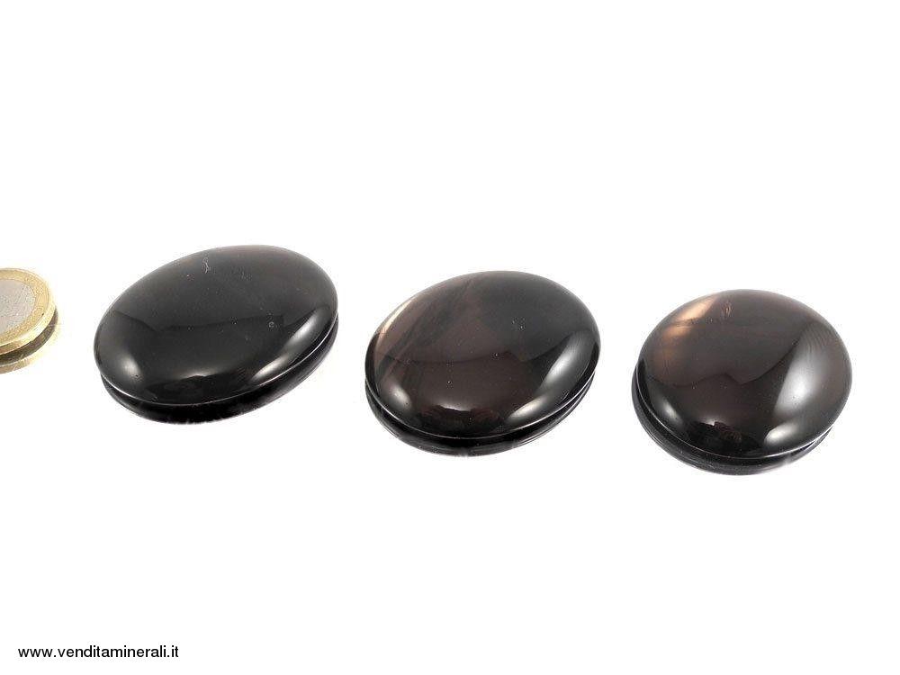Lamelle d'ossidiana Cabochon 30 x 20 mm 'B'