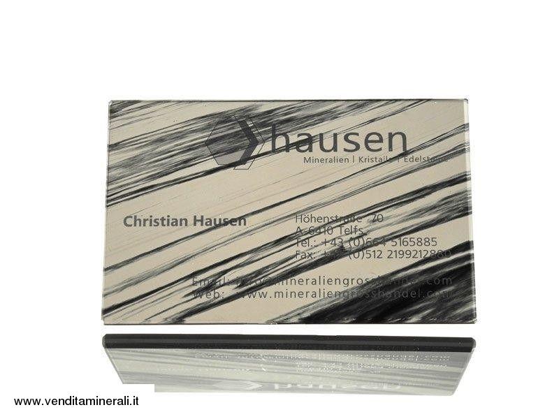 Lamella ossidiana - biglietto da visita esclusivo 500 pezzi