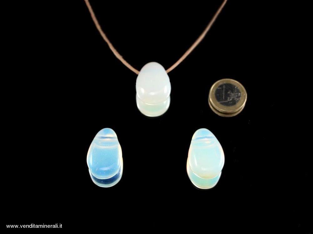 Pendente in vetreo sintetico(opale)