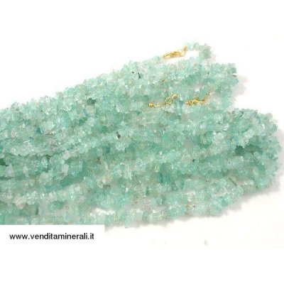 Catena scheggia in Acquamarina