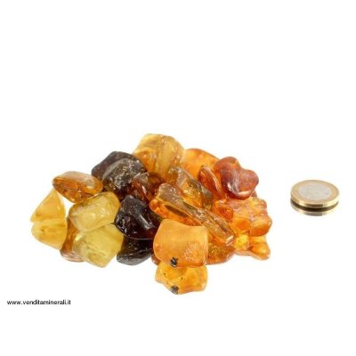 Ambra - Baltico - pietre burattate 50 g