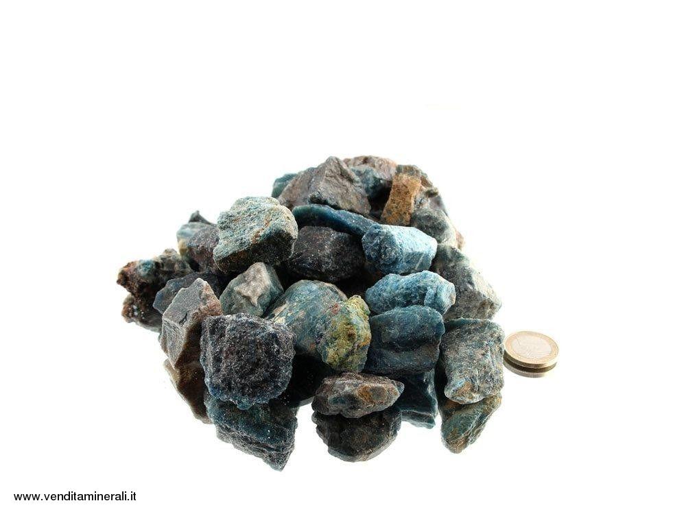 Apatite - piccole pietre grezze (2-4 cm) - 1 kg