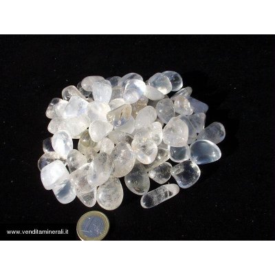 Pietre martellate di cristallo di rocca medie A - 0,5 kg