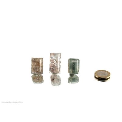 Inclusione cristalli sfaccettati di montagna- 3 pz