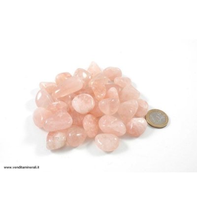 Ciottoli di quarzo rosa - 0,5 kg