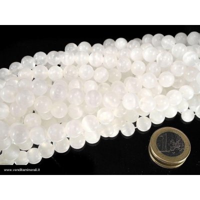 Filo della catena a sfera di Selenite da 8 mm