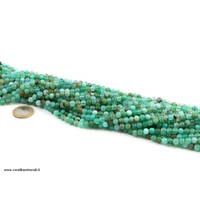 Collana di crisoprasio da 6 mm