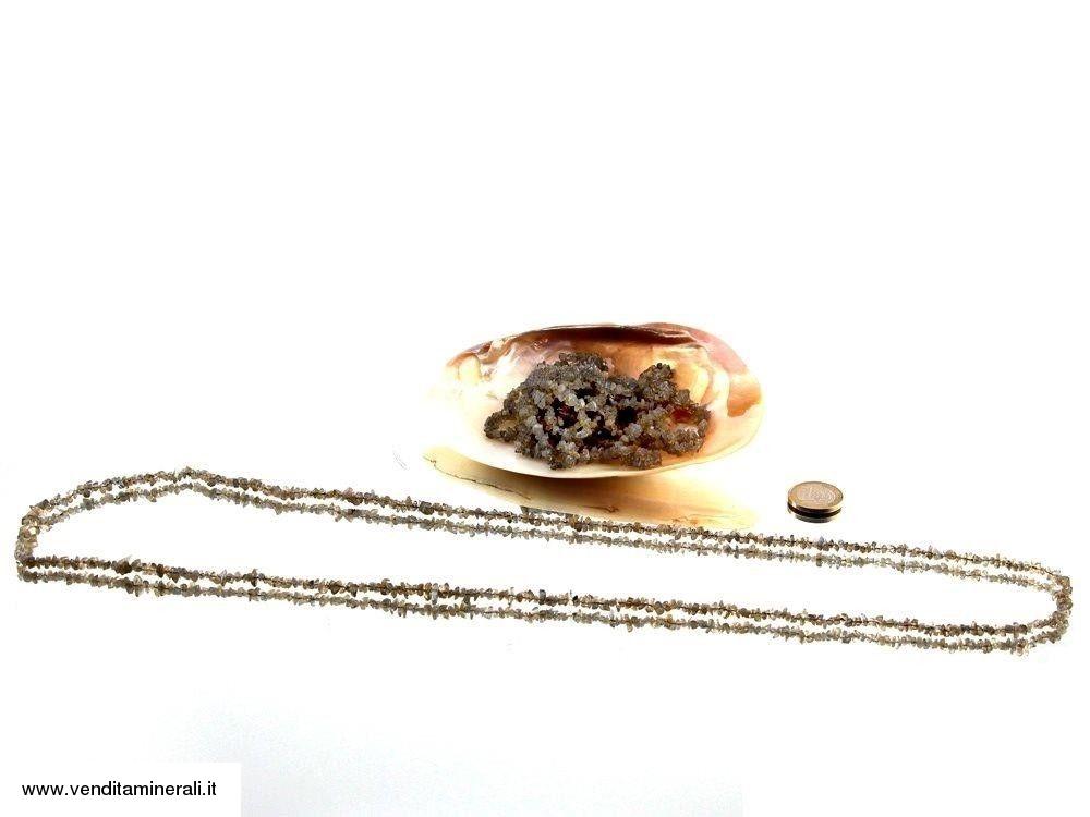 Lunga catena di schegge labradorite