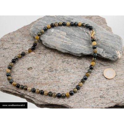 Catena di sfere in nichelite 8 mm / 50 cm