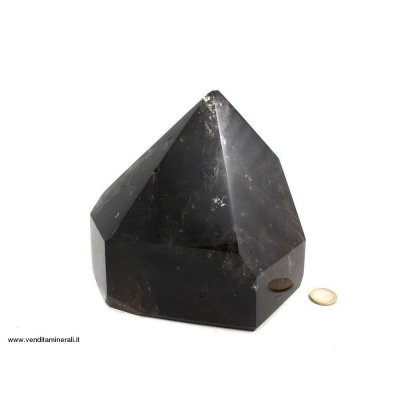 Punta in cristallo di quarzo fume' - lucido