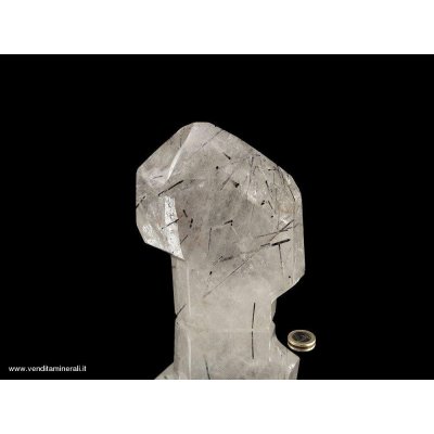 Quarzo tormalina - cristallo lucido