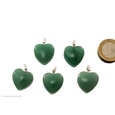 Cuore di Aventurine 20 mm - 10 pezzi