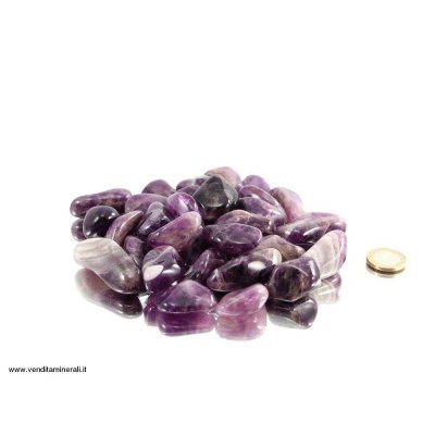 Pietre burattate di qualita' Ametista B 0,5 kg