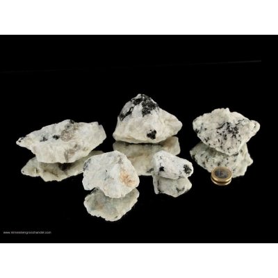 Pietre grezze di pietre di luna-arcobaleno - 1 kg