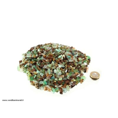 Pietre burattate mini di crisoprasio 0,5 kg