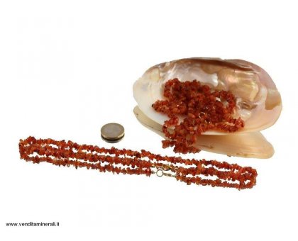 Taddart Minerals - Collana Marrone Beige Con Pietra Di Luna Naturale Con Sfere Da 4 Mm E Lunghezza 45 Cm, Realizzata A Mano - Foto 7