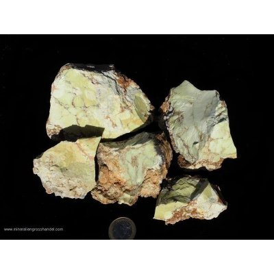 Pietre grezze di Limone Magnesite (Nickel Magnesite) - 1 kg