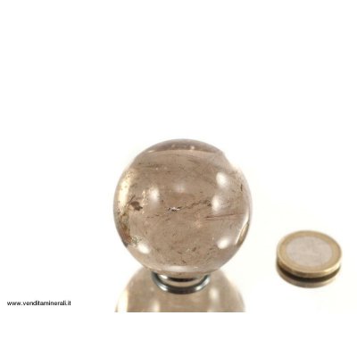 Sfera di quarzo rutilo
