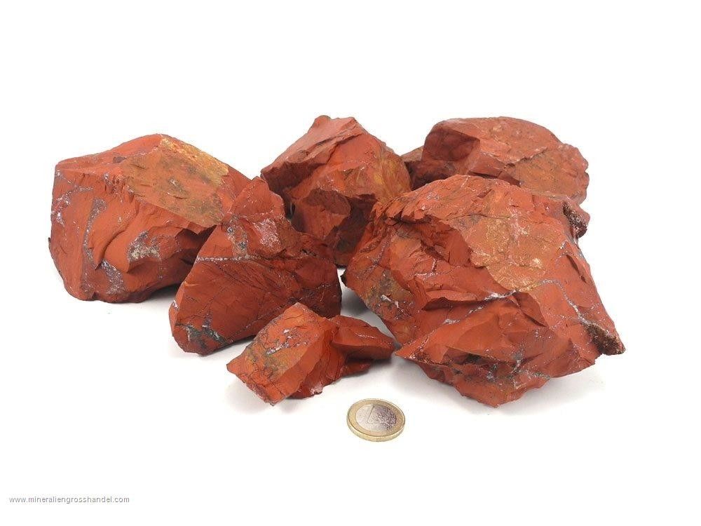Pietre grezze di diaspro rosso - 1 kg