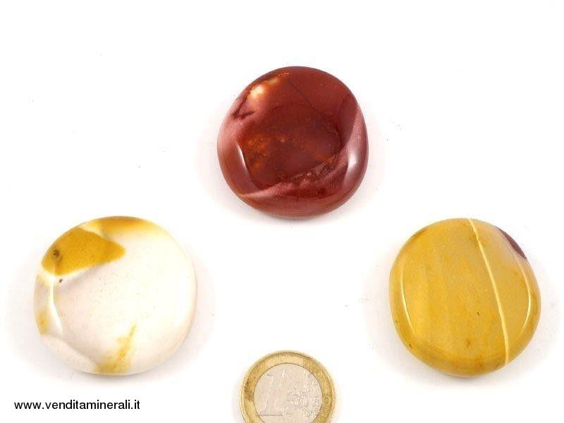 Pietre piatte tascabili di mookait- 1 pezzo