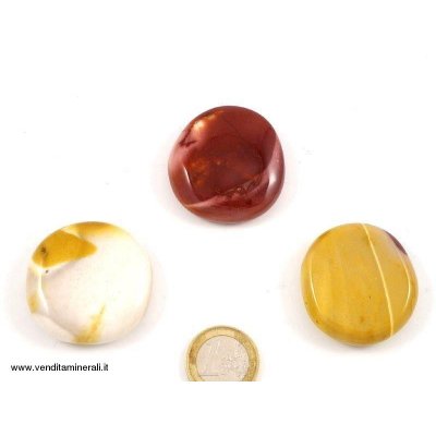 Pietre piatte tascabili di mookait- 1 pezzo