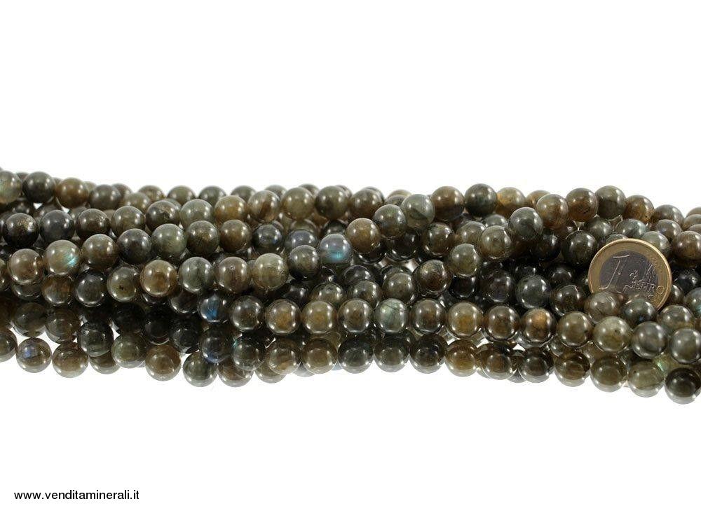 Filo a catena in labradorite da 10 mm