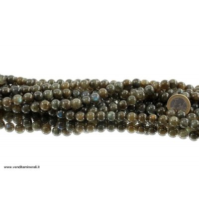 Filo a catena in labradorite da 10 mm