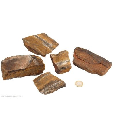 Pietre ruvide di qualita' B occhio di tigre 1 kg