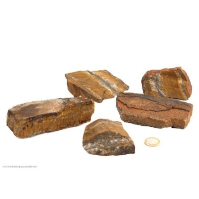 Pietre ruvide di qualita' B occhio di tigre 1 kg