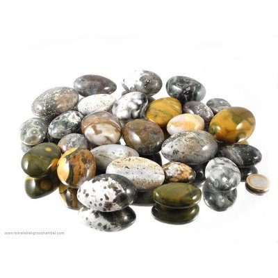 Agata oceanica - Ciottoli di calcedonio dell'oceano - 0,5 kg