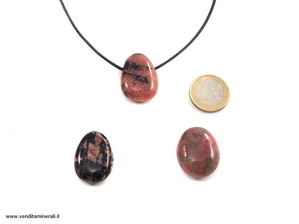 Pendenti in rodonite