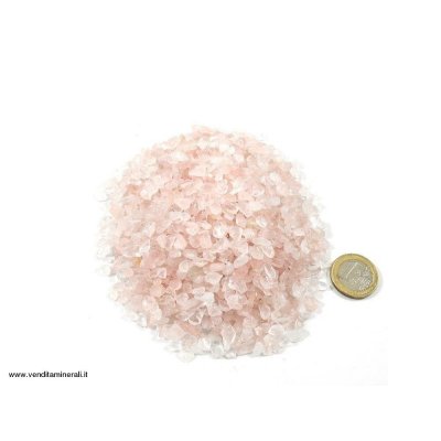 Pietre macinate al quarzo rosa - 0,5 kg