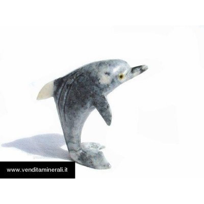 Delfino in marmo naturale