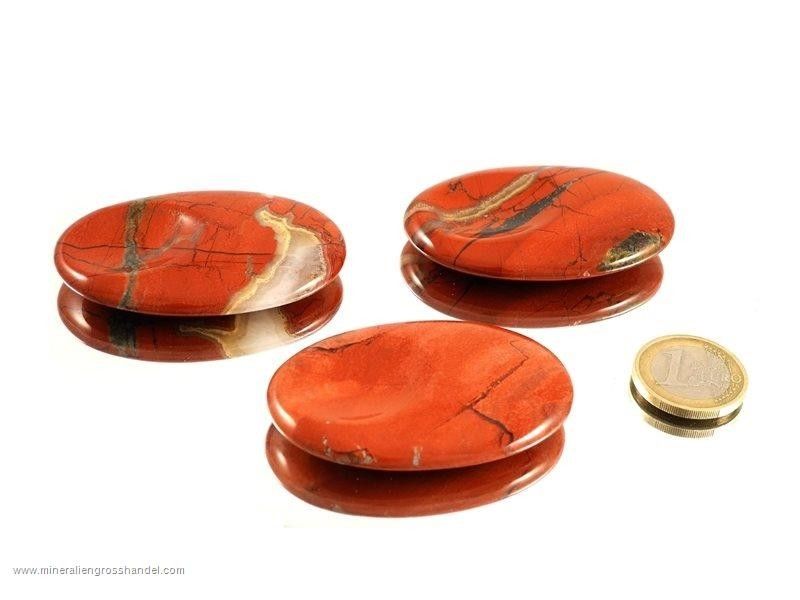 Diaspro rosso pietra per pollice - 1 pz