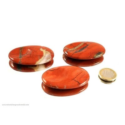 Diaspro rosso pietra per pollice - 1 pz