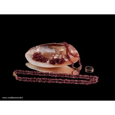 Rubellite - Rotate Tourmaline - Splitterkette