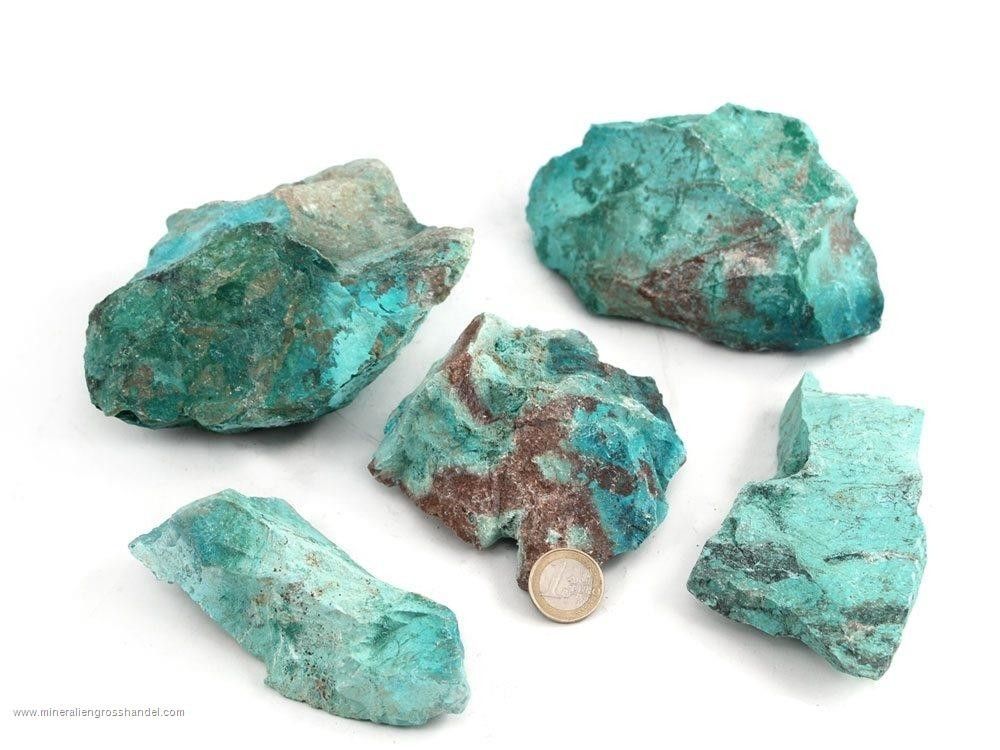 Pietre grezze di Criosocolla - 0,5 kg