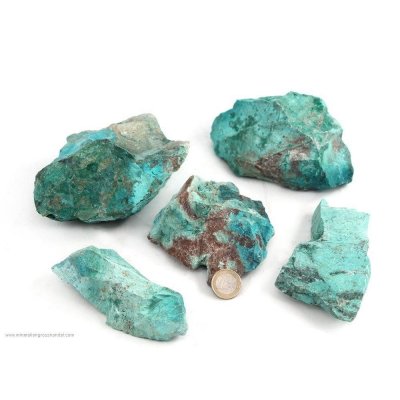 Pietre grezze di Criosocolla - 0,5 kg