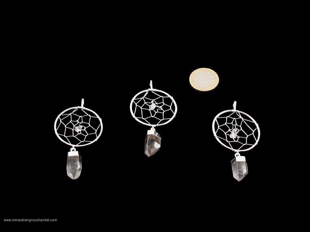 Ciondolo onirico ctristallo di roccia - Argento