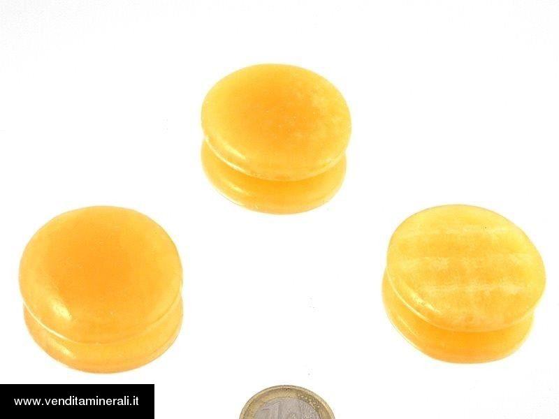 Pietre tascabili di calcite arancione - 1 pezzo