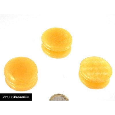Pietre tascabili di calcite arancione - 1 pezzo