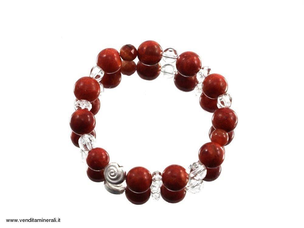 Braccialetto di corallo rosso