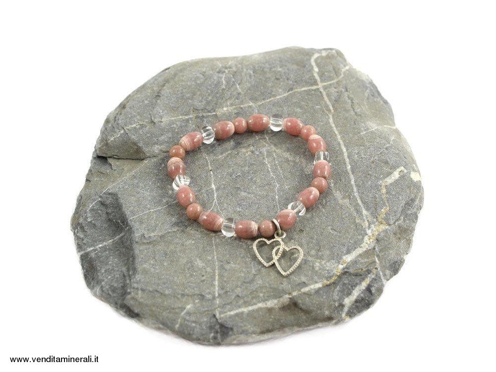 Bracciale in rodocrosite