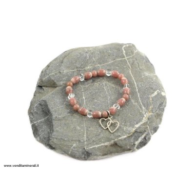 Bracciale in rodocrosite