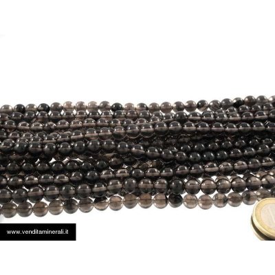Filo di catena di ossidiana lamellare da 8 mm