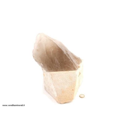 Quarzo fume' su base di feldspato